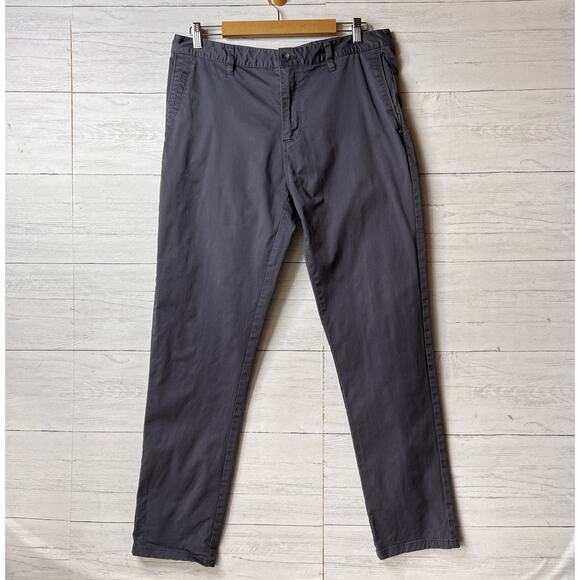 Vuori Other - Vuori Pants Mens Size 36 Gray Collins Chino Cotton Blend Smoke Beryl Comfort